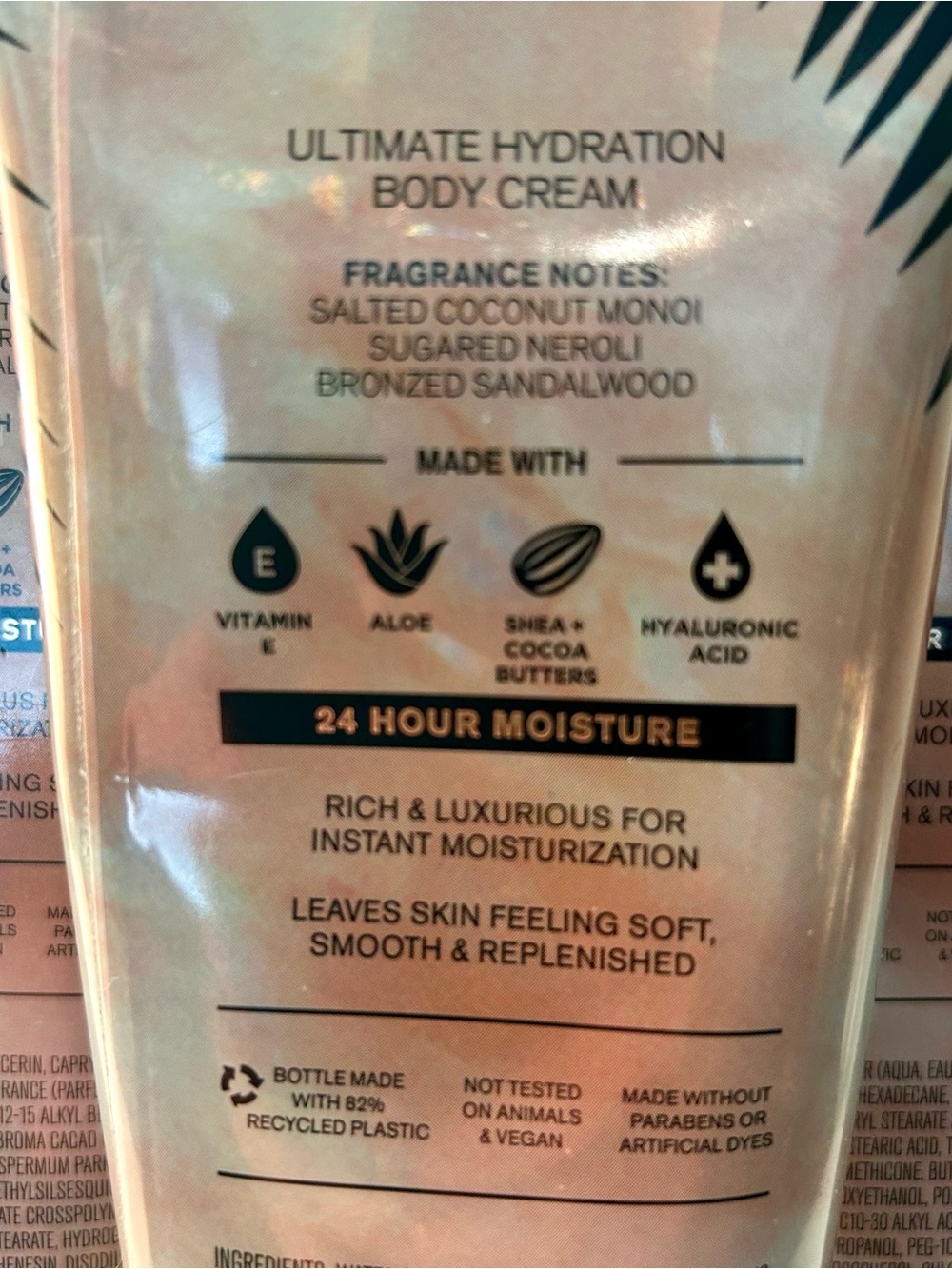 Rare Bath & Body Works Coco Paradise Ultimate Hydration Body Cream - Picture 3 of 3